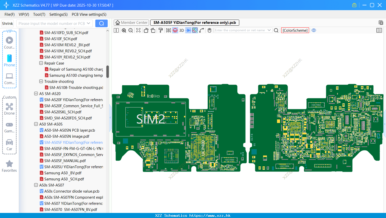 Samsung SM-A505F bitmap(For Reference Only)